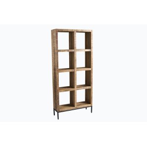 IRON CRAFT modern mangófa polc / térelválasztó - 176cm