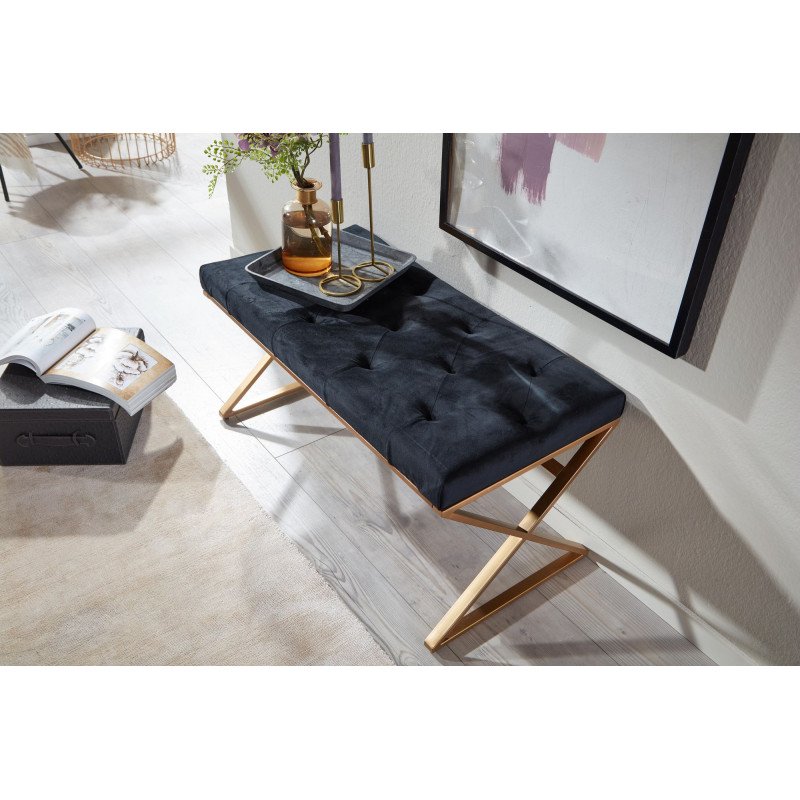 NATAN exkluzív bársony ülőpad - 90cm