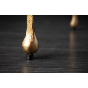 LIQUID design fém lerakóasztal - 34cm - arany