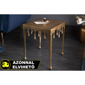 LIQUID design fém lerakóasztal - 34cm - arany INVICTA