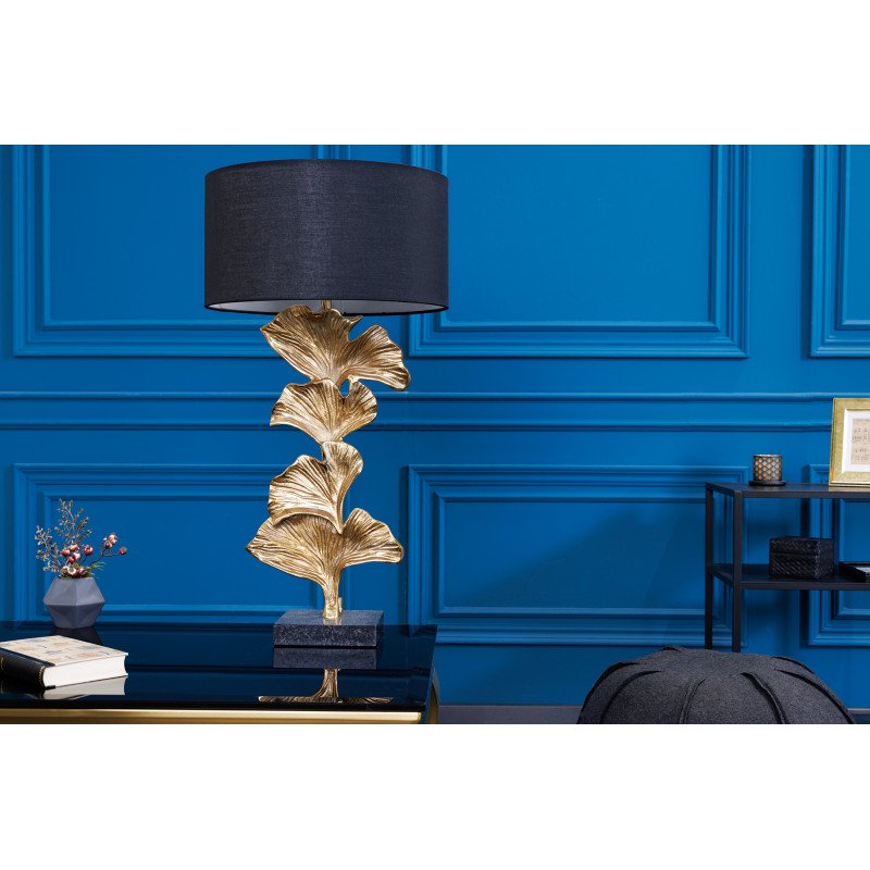 GINKGO exkluzív asztali lámpa - 70cm - arany