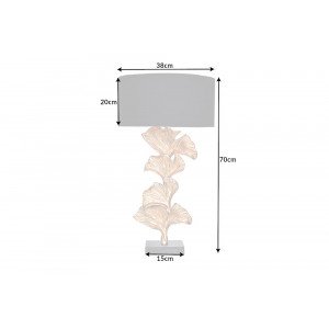 GINKGO exkluzív asztali lámpa - 70cm - arany