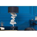 GINKGO exkluzív asztali lámpa - 70cm - ezüst