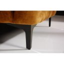 MAGNOLIA design bársony kanapé - 235cm - mustár