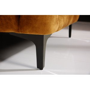 MAGNOLIA design bársony kanapé - 235cm - mustár