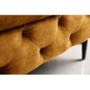 MAGNOLIA design bársony puff - mustár