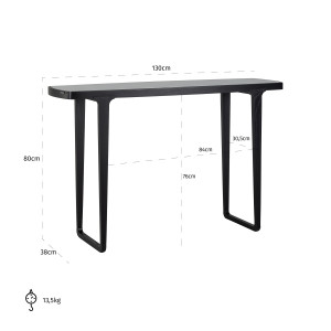 MONFORT exkluzív konzolasztal - 130cm