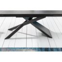 EUPHORIA exkluzív bővíthető étkezőasztal - grafit - 180-220-260cm