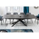 EUPHORIA exkluzív bővíthető étkezőasztal - grafit - 180-220-260cm