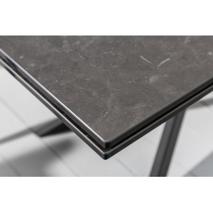 EUPHORIA exkluzív bővíthető étkezőasztal - grafit - 180-220-260cm
