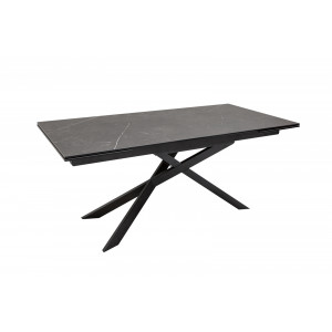 EUPHORIA exkluzív bővíthető étkezőasztal - grafit - 180-220-260cm