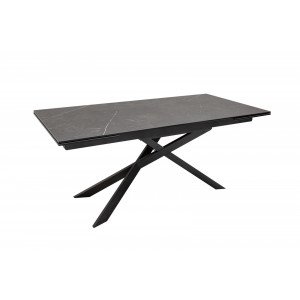 EUPHORIA exkluzív bővíthető étkezőasztal - grafit - 180-220-260cm