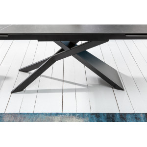 EUPHORIA exkluzív bővíthető étkezőasztal - grafit - 180-220-260cm