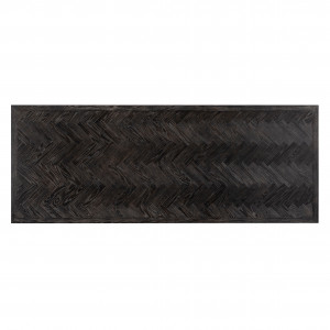 BLACKBONE OVAL luxus étkezőasztal - 230/260cm