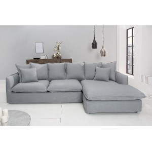 HEAVEN modern  sarokkanapé - szürke - 255cm