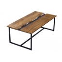 AMAZONAS exkluzív mangófa dohányzóasztal - 110cm