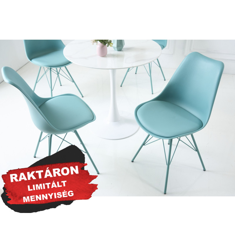 SCANDINAVIA modern szék - türkiz