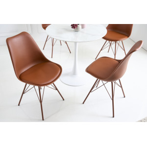 SCANDINAVIA modern szék - barna INVICTA