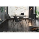 SCANDINAVIA modern bársony szék - szürke