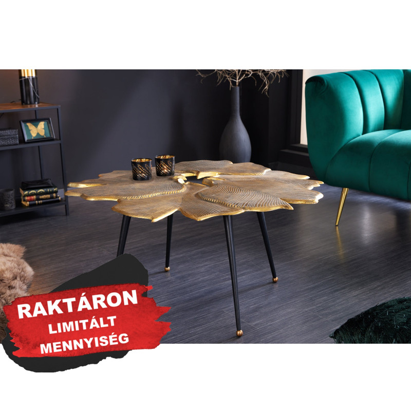 GINKGO design fém dohányzóasztal - 95cm