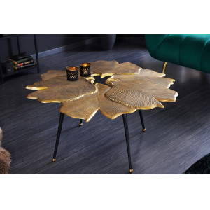 GINKGO design fém dohányzóasztal - 95cm Fém