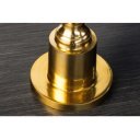 DANSEN különleges üveg lerakóasztal - 65cm - arany