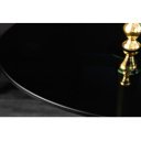 DANSEN különleges üveg lerakóasztal - 65cm - arany