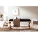 VANITY modern bársony ülőpad - 90cm