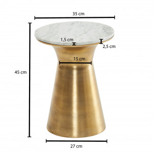 SASSO exkluzív nárvány lerakóasztal - 35cm