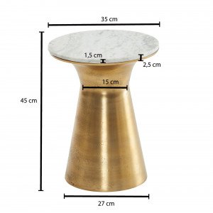 SASSO exkluzív nárvány lerakóasztal - 35cm