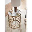 LARYLL exkluzív márvány lerakóasztal - 46cm