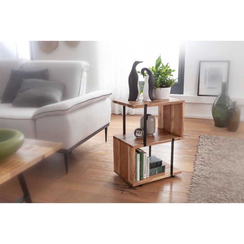 S-FORM modern akác lerakóasztal - 45cm