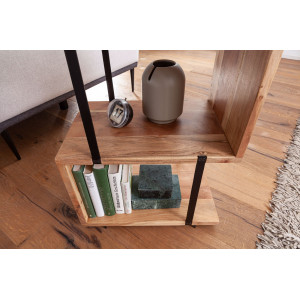 S-FORM modern akác lerakóasztal - 45cm