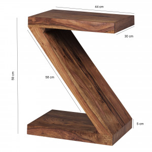 Z-FORM modern rózsafa lerakóasztal