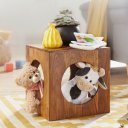 CUBUS modern rózsafa lerakóasztal