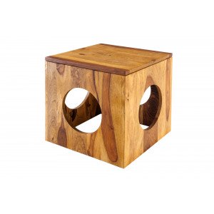 CUBUS modern rózsafa lerakóasztal
