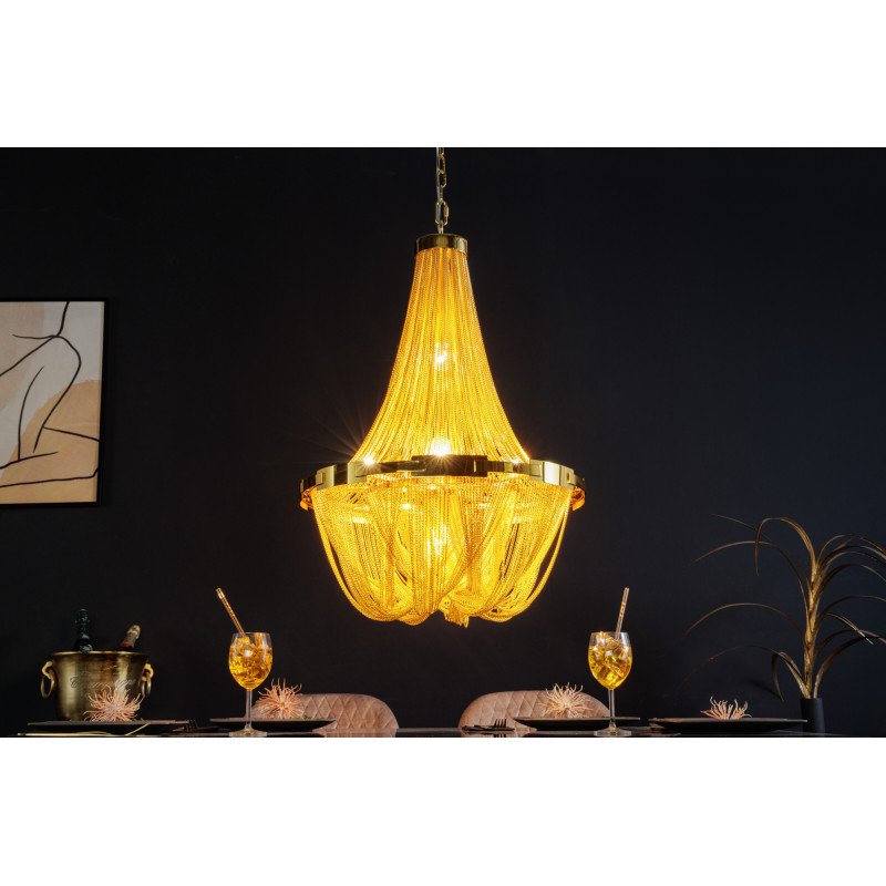 RITZ exkluzív csillár - arany - 70cm