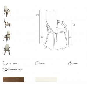 MEDINA exkluzív étkezőszék