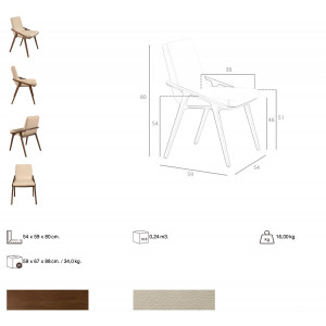 AZUARA exkluzív étkezőszék