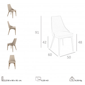 CASPE exkluzív étkezőszék
