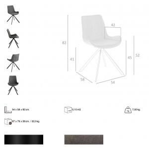 SIERRA exkluzív étkezőszék