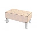 CHESTER design bársony fotel - mustár