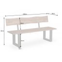 GENESIS tömör akác ülőpad - 200cm