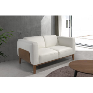 PEDRAZA prémium bőr kanapé - 2 személyes - fehér Angel Cerdá