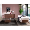 PEDRAZA prémium bőr kanapé - 3 személyes - fehér