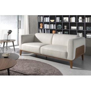 PEDRAZA prémium bőr kanapé - 3 személyes - fehér Angel Cerdá