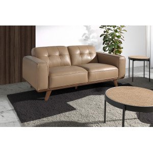 GIRONA prémium bőr kanapé - 2 személyes - beige Angel Cerdá