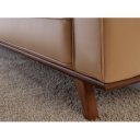 GIRONA prémium bőr kanapé - 3 személyes - beige