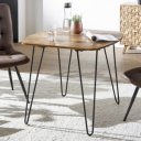 KELA rózsafa étkezőasztal - 80cm