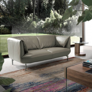 NAVARRE prémium bőr kanapé - 2 személyes